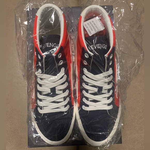 Revenge X Storm High Top Sneakers Red/Dark Navy - Men’s size 10 - NWB - Picture 5 of 8